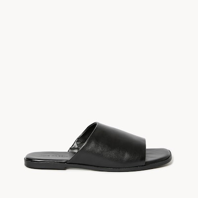 Wide Strap Slides - Black