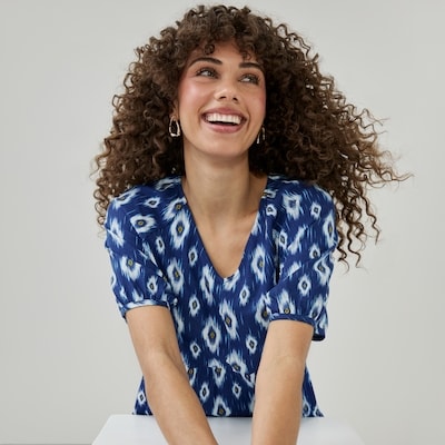 Joe Fresh Robe à manches bouffantes en lin mélangé 1 ea, 39,00 $/1ch