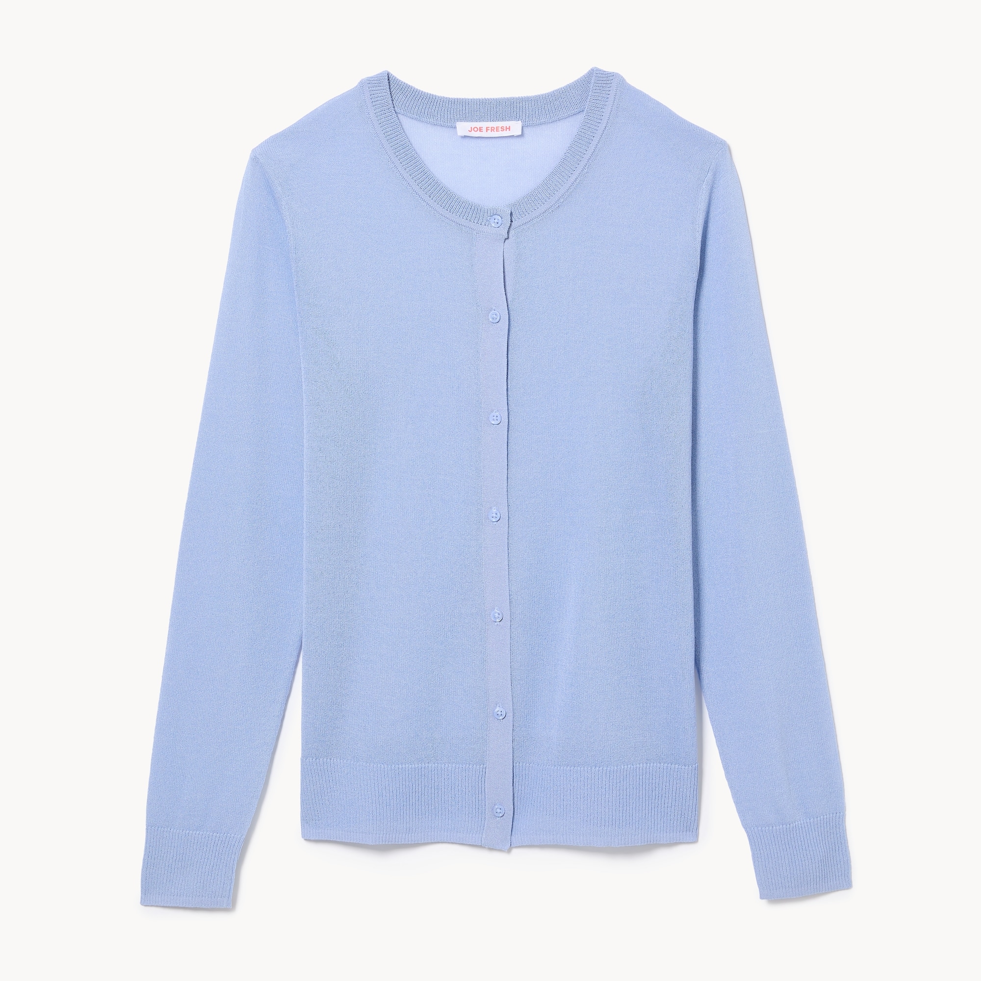 Women+ Sheer Cardigan in Light Blue from Joe Fresh
