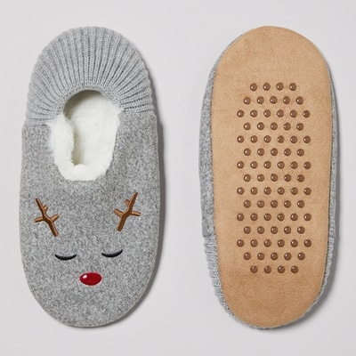 Joe Fresh Men's Lined Slipper Socks 1 ea, $10.00/1ea