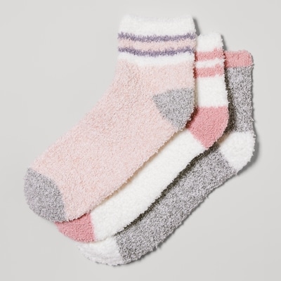 Joe Fresh 3 Pack Quarter-Crew Socks 1 ea, $8.00/1ea