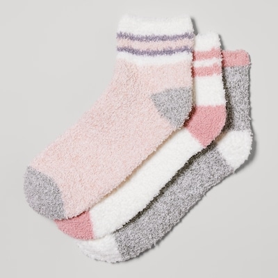 Joe Fresh Ensemble 3 paires de chaussettes tubes mi-hautes 1 ea, 8,00 $/1ch