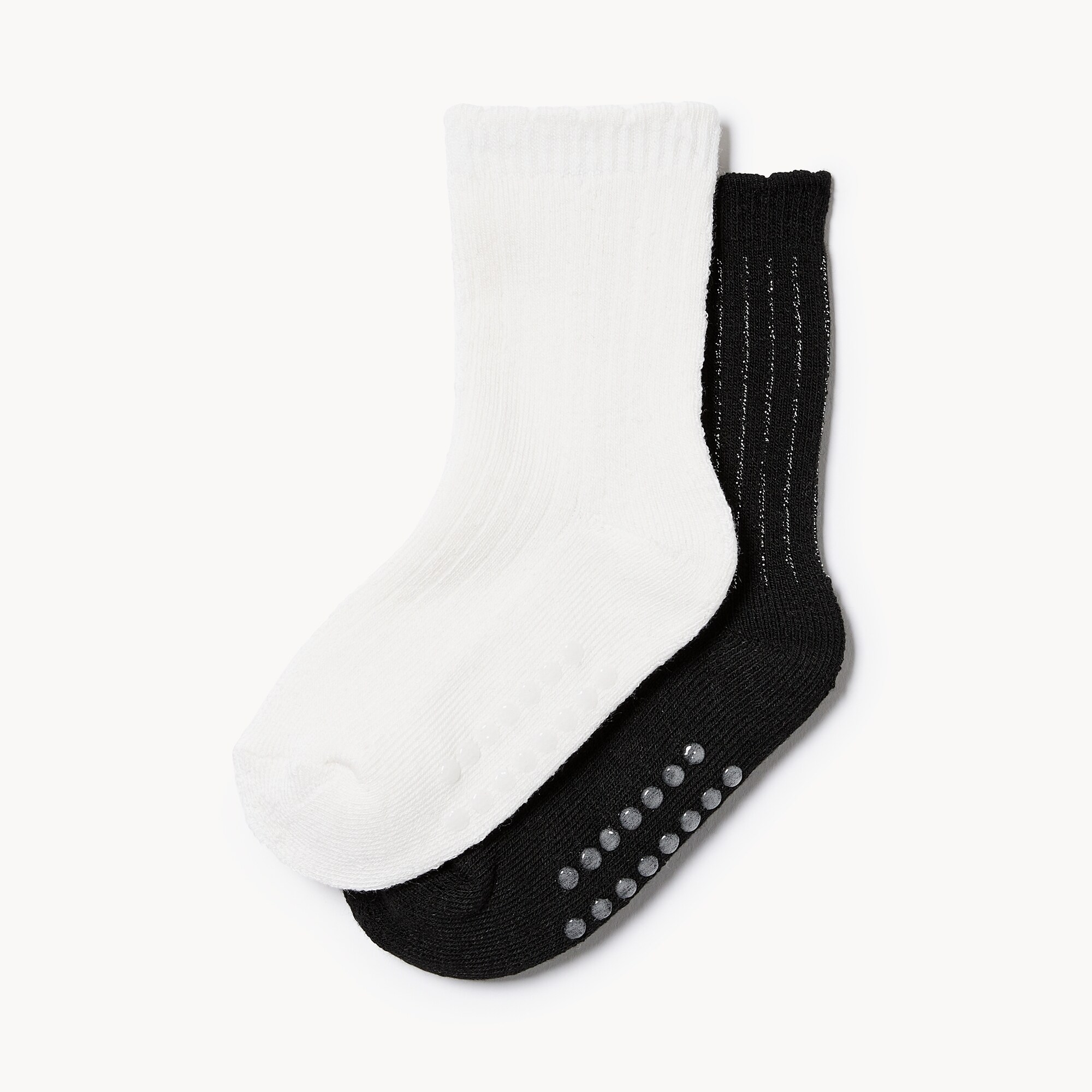 Toddler Girls' 2 Pack Terry Crew Socks
