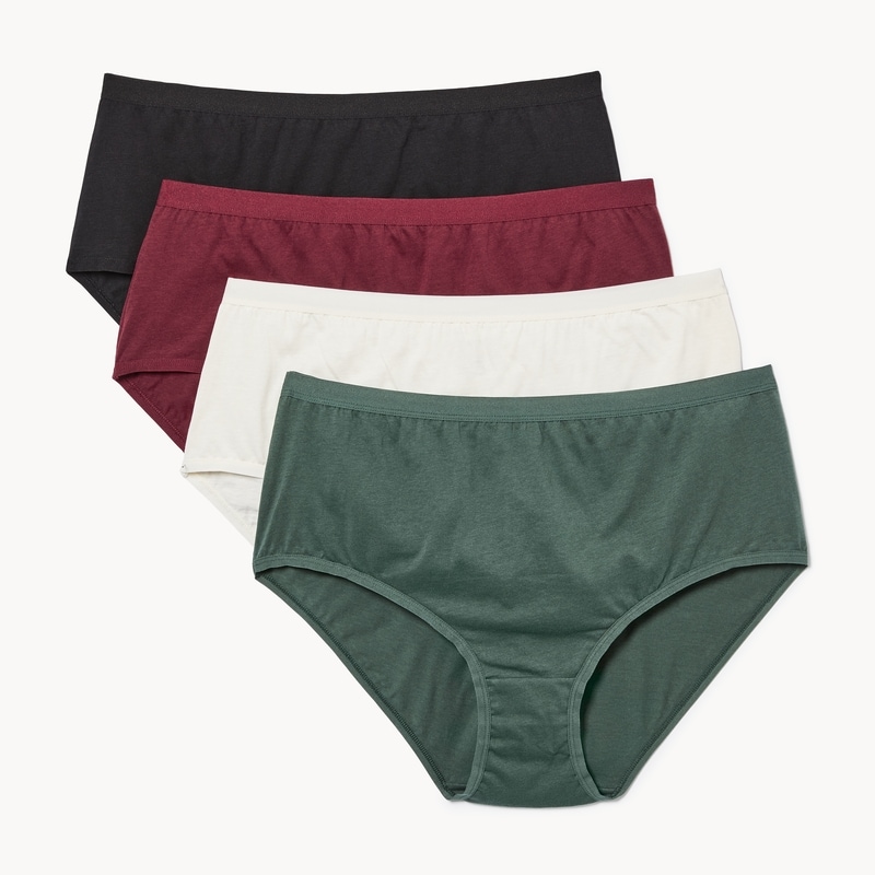 Women+ 4 Pack Organic Cotton Brief