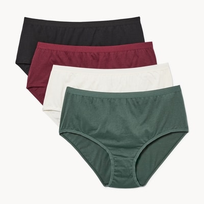 Joe Fresh Women+ 4 Pack Organic Cotton Brief 1 ea, $16.00/1ea