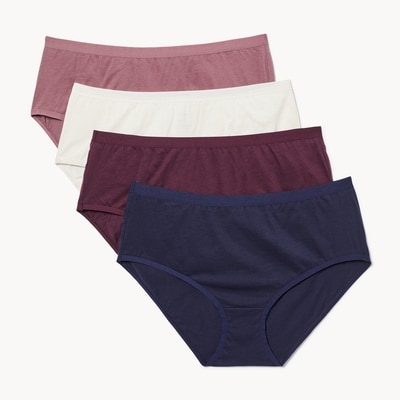 Joe Fresh Women+ 4 Pack Organic Cotton Brief 1 ea, $16.00/1ea