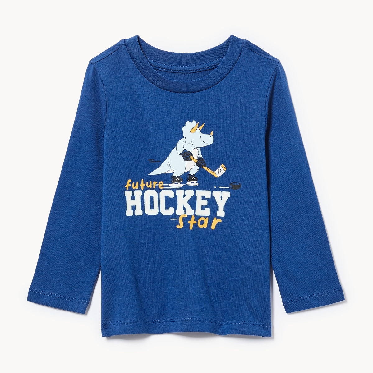 Baby Festive Graphic Long Sleeve Top - Royal Blue