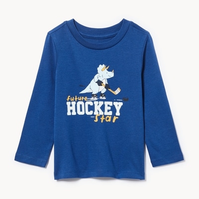 Baby Festive Graphic Long Sleeve Top - Royal Blue