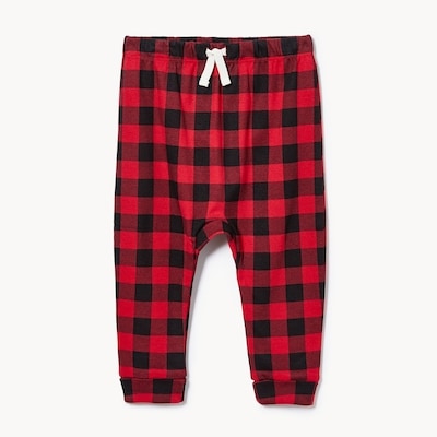 Baby Boys' Printed Harem Pant - Red