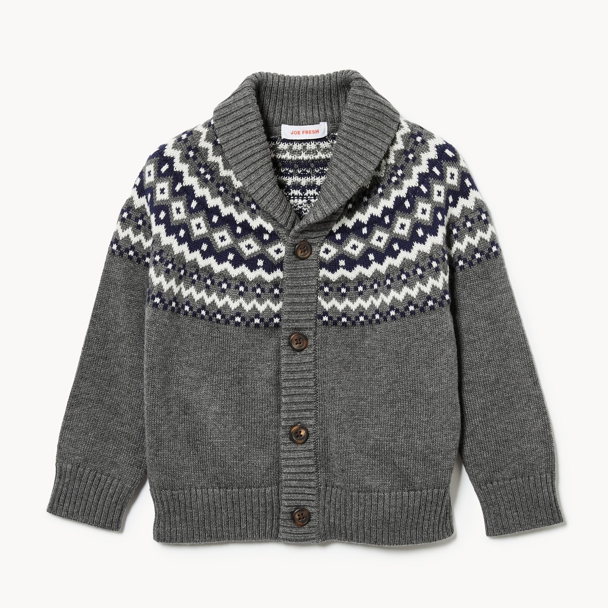 Baby Boys' Fair Isle Cardigan