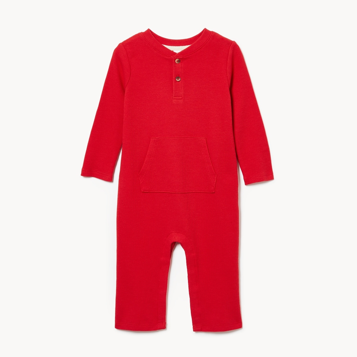 Baby Boys' Waffle Knit Romper