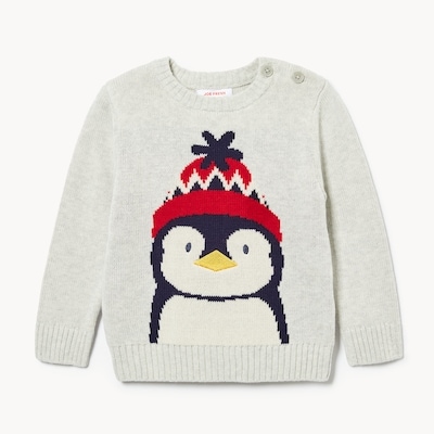 Chandail en tricot des Fêtes pour bébés garçons - GRIS PALE