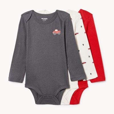 Ensemble de 3 cache-couches pour bébés garçons - Crème