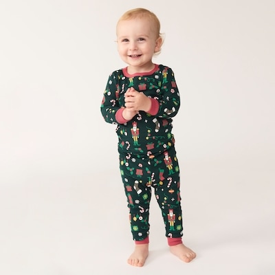 Baby Boys' Holiday Sleep Set - Dark Green