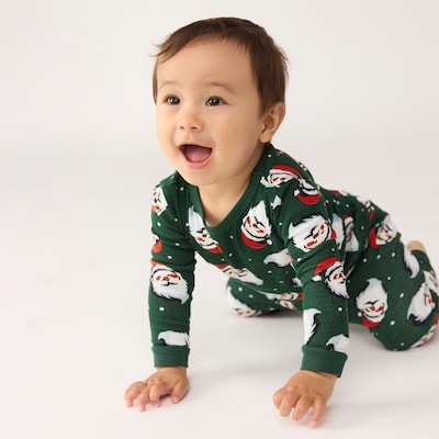 Ensemble pyjama des Fêtes pour bébés garçons - Vert