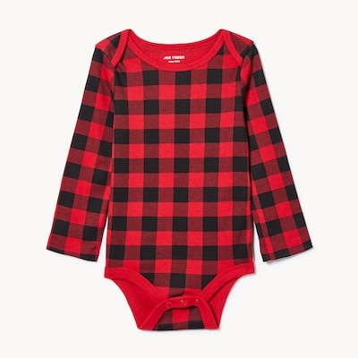 Baby Boys' Festive Print Bodysuit - Red