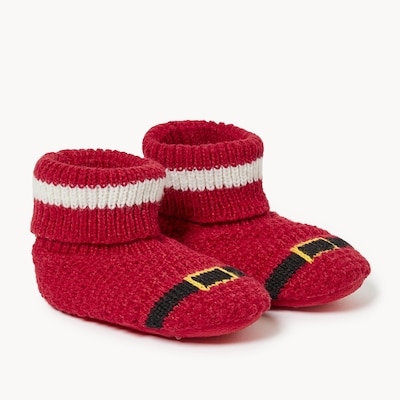 Baby Boys' Holiday Slippers - Red