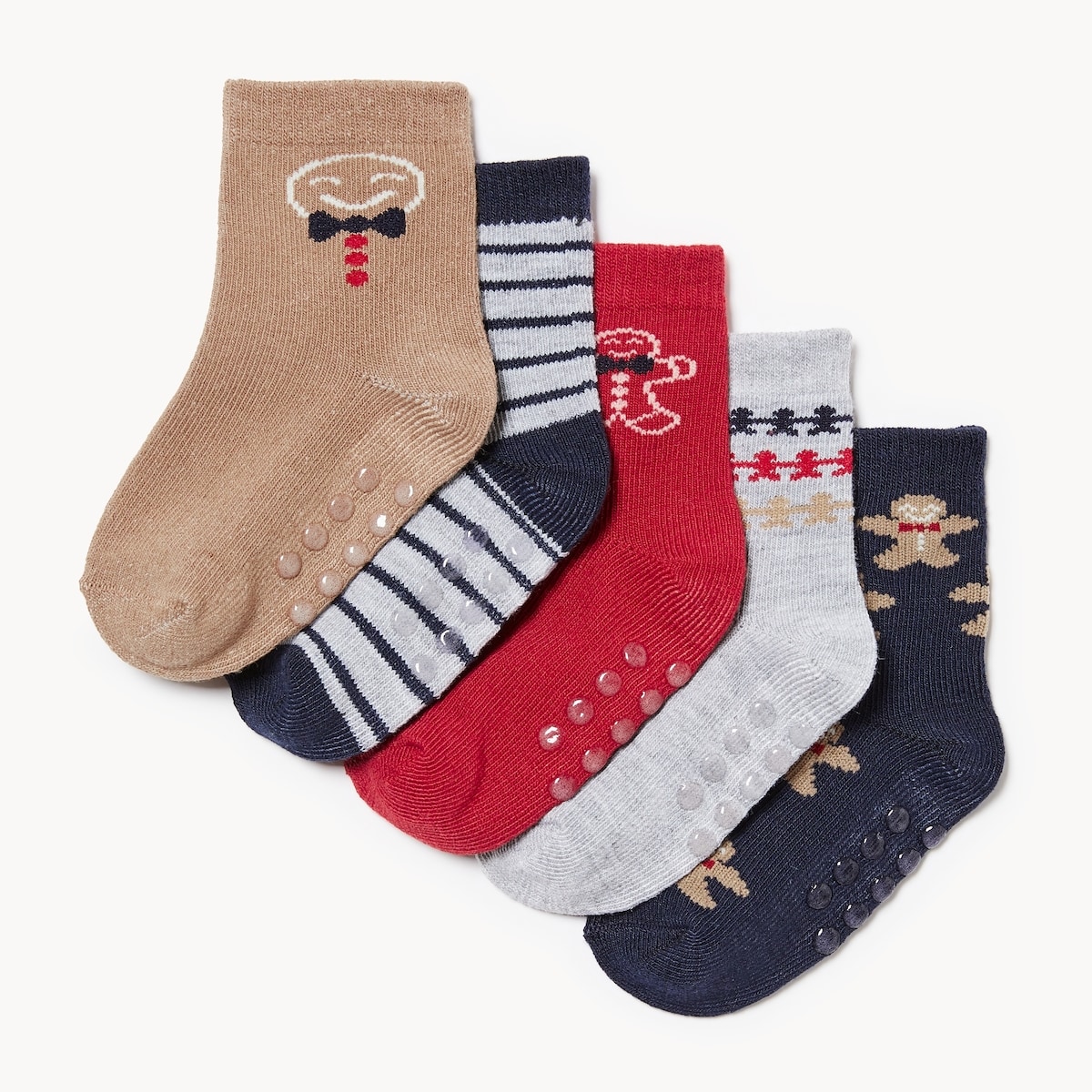 Ens. 5paires de chaussettes tube, bbs garons