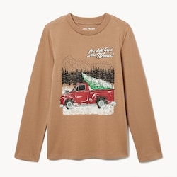 Joe Fresh Haut imprimé à manches longues pour enfants 1 ea, 12,00 $/1ch