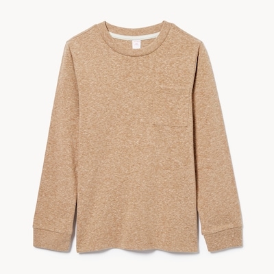 Kid Long Sleeve Top - Light Brown Mix