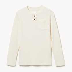Joe Fresh Kid Boys' Waffle Long Sleeve Top 1 ea, $16.00/1ea