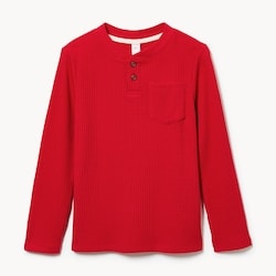 Joe Fresh Kid Boys' Waffle Long Sleeve Top 1 ea, $16.00/1ea