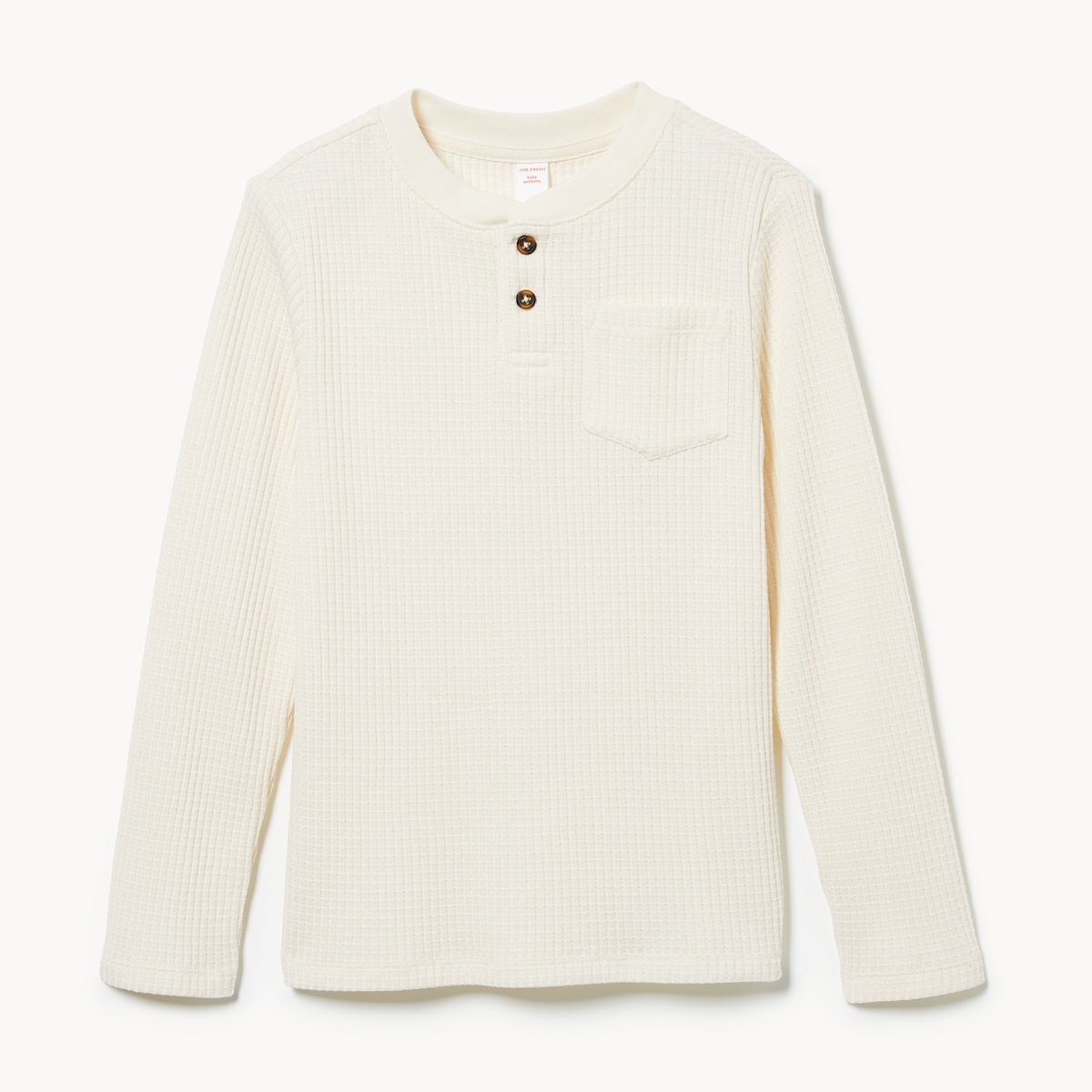 Kid Boys' Waffle Long Sleeve Top