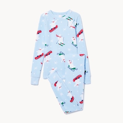 Kid Boys' Fleece Sleep Set - Light Blue