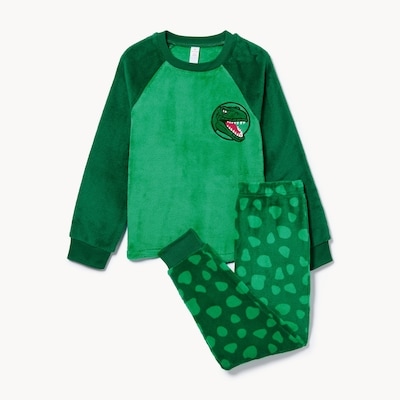 Kid Boys' Fleece Sleep Set - Green