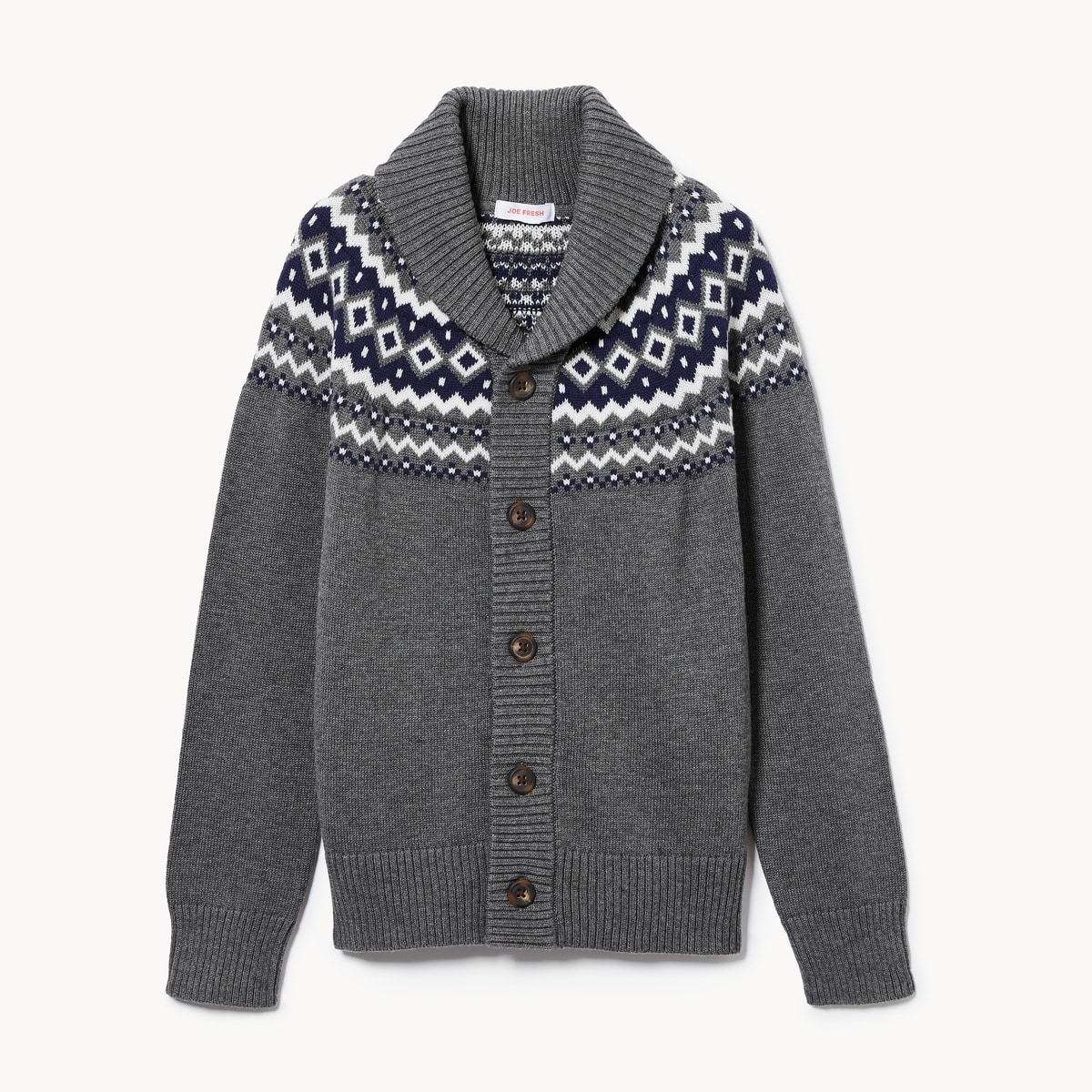 Kid Boys' Fair Isle Cardigan