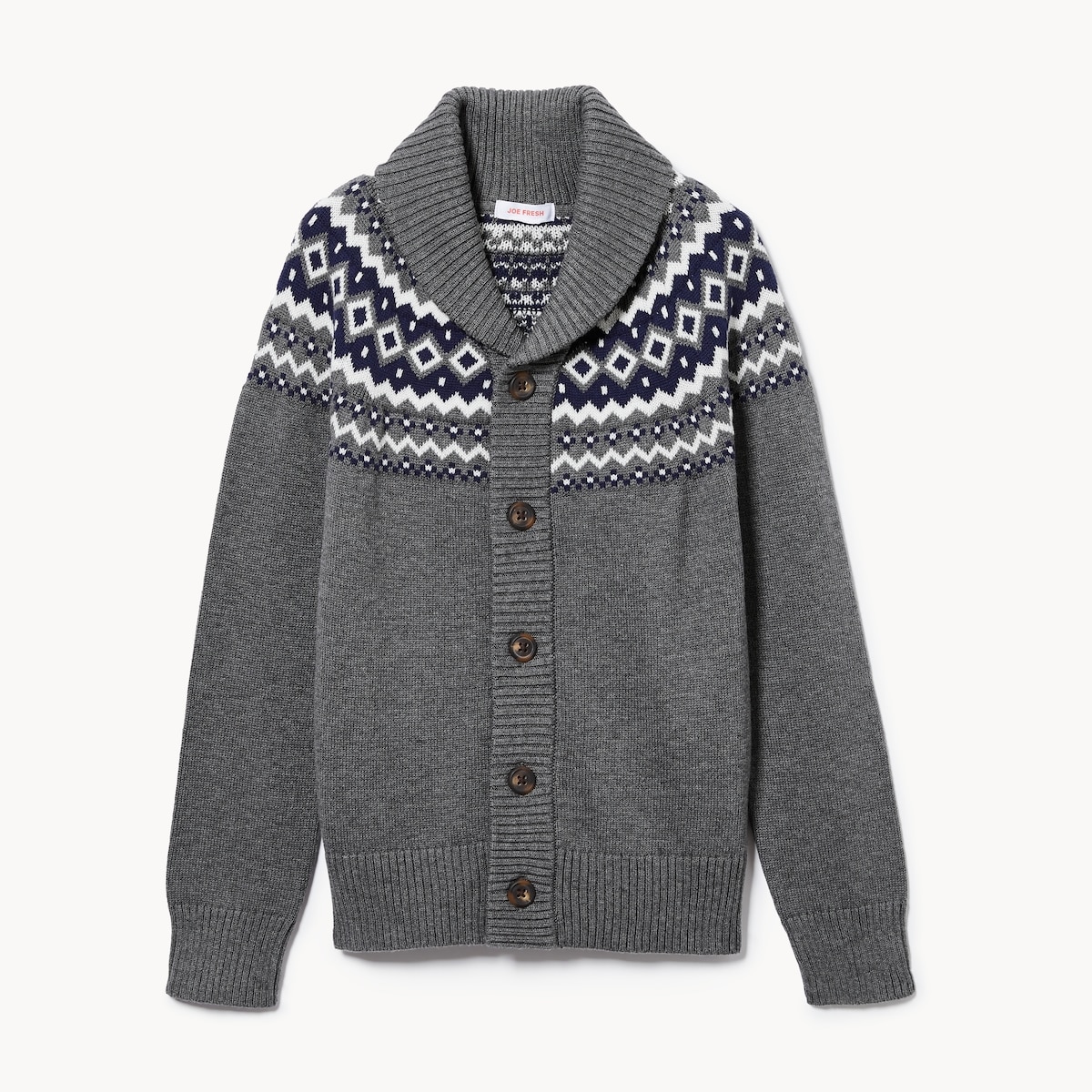 Cardigan en jersey jacquard pour garons