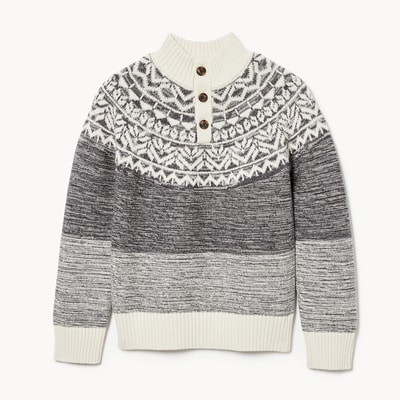 Joe Fresh Kid Boys' Mock Neck Sweater 1 ea, $35.00/1ea