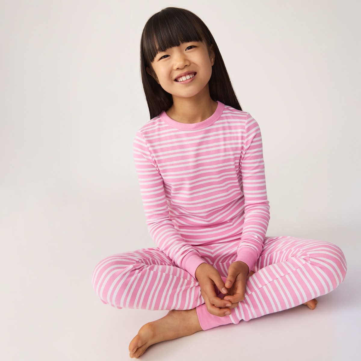 Ensemble pyjama ray pour enfants - Rose