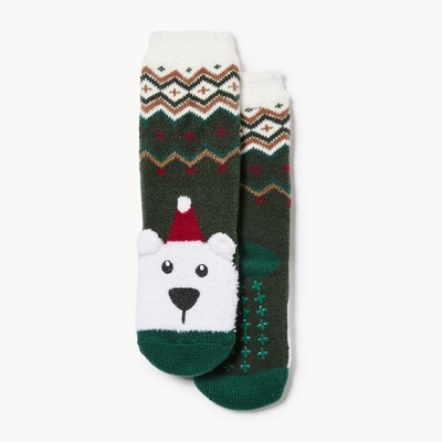 Kid Boys' Cabin Crew Socks - Green