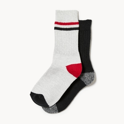 Kid Boys' 2-Pack Ultra-Soft Crew Socks - Black