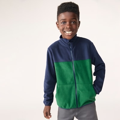 Joe Fresh Kid Colour Block Microfleece Jacket 1 ea, $22.00/1ea