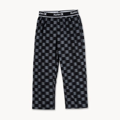 Pantalon de nuit à carreaux Hurley pour garçons - Noir