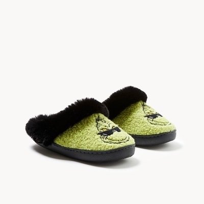 Kid Boys' Grinch Slippers - Green