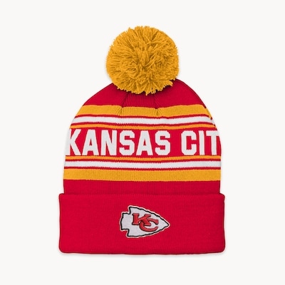 Tuque à pompon NFL pour garçons - Rouge