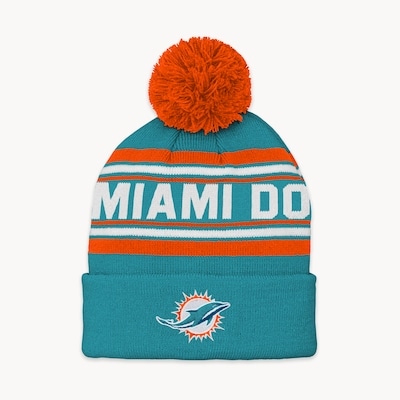 Tuque à pompon NFL pour garçons - Turquoise