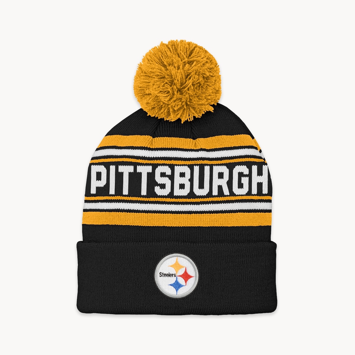 Tuque  pompon NFL pour garons - Noir