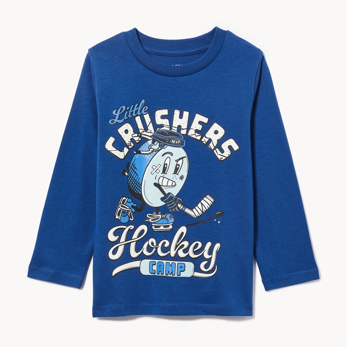 Toddler Graphic Long Sleeve Top - Royal Blue