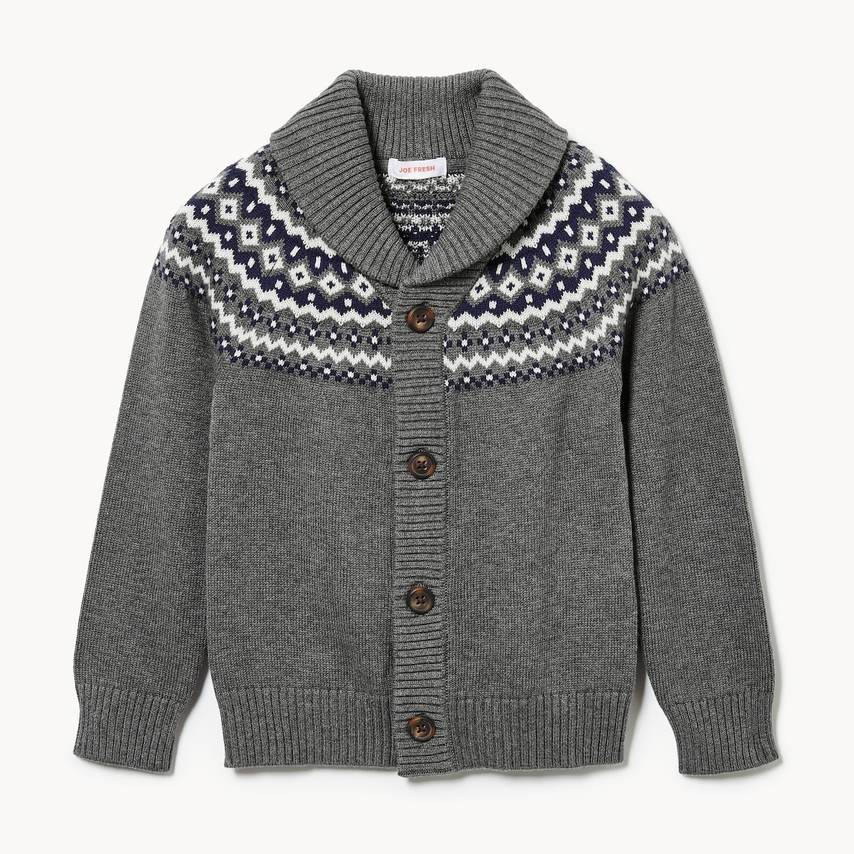 Cardigan en jacquard pour petits garons