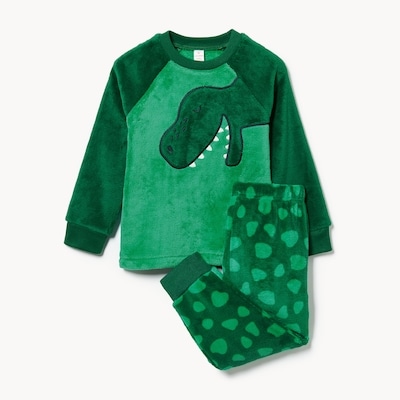 Ensemble pyjama en molleton pour petits garçons - Vert