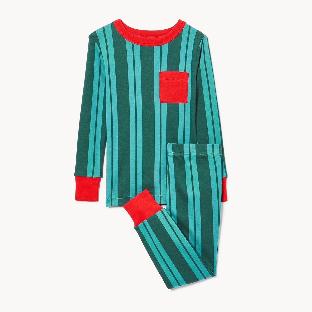 Ensemble pyjama ray JFxJessi pour tout-petits - Turquoise.