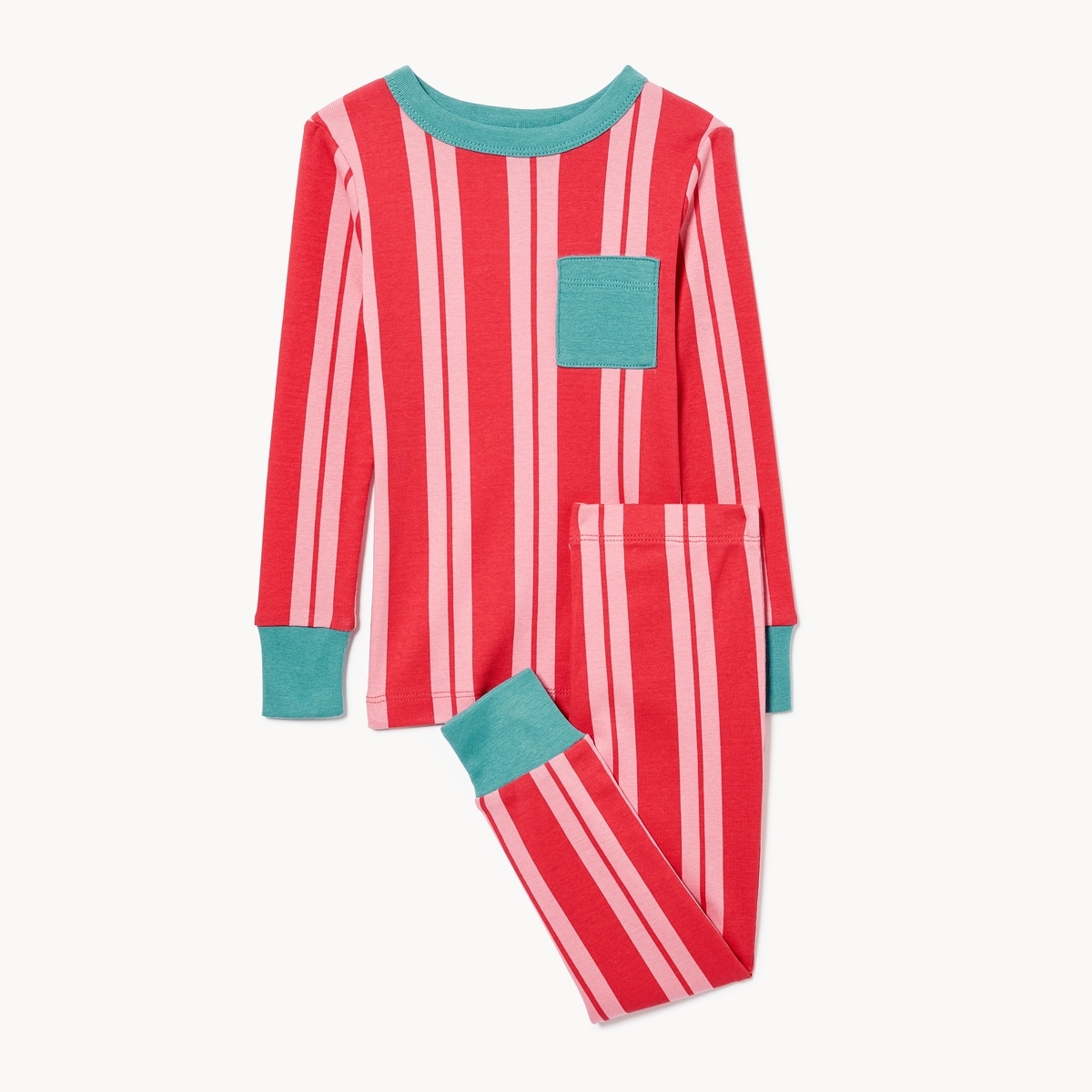 Ensemble pyjama ray JFxJessi pour tout-petits - Rouge Ple
