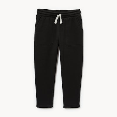 Pantalon de jogging en molleton duveteux - Noir JF