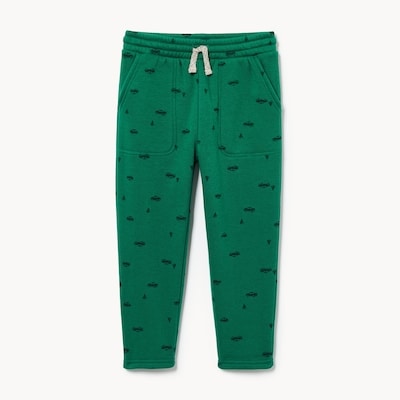 Pantalon de jogging en molleton duveteux - Vert