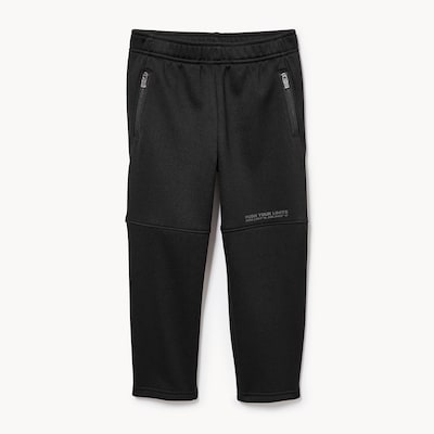 Pantalon sport en molleton pour petits garçons - Noir JF
