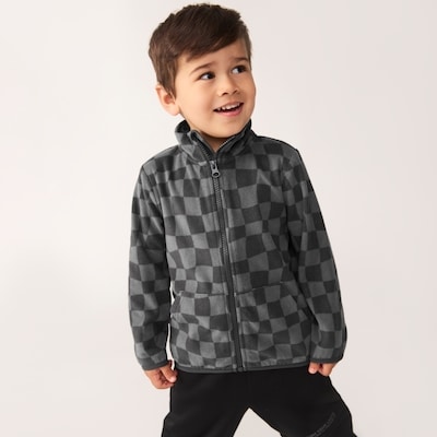 Joe Fresh Toddler Checkered Microfleece Jacket 1 ea, $19.00/1ea